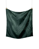 Jungle Green Silk Scarf