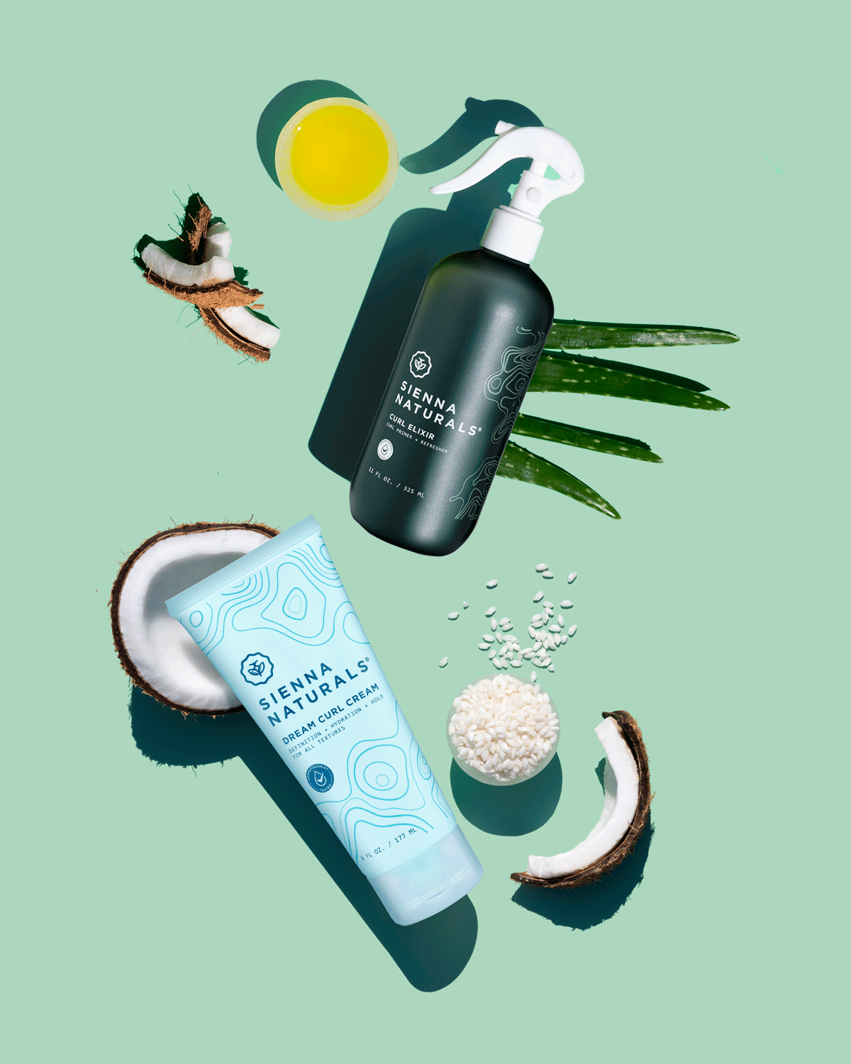 Sienna Naturals Dream Curl Set + Refresh Ritual (Vegan